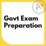 Govt Exam Preparation