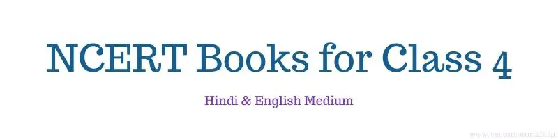 Class 4 NCERT Books Hindi English Medium