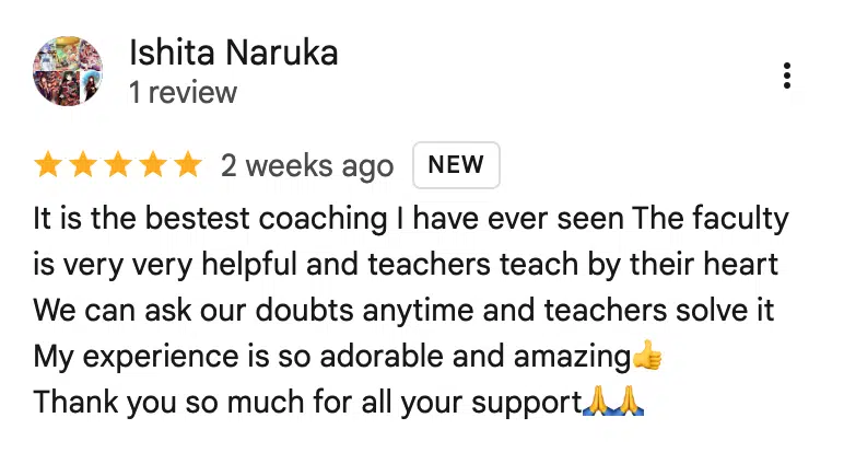 Student Testimonials 3 Google Review 3